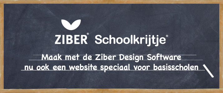 Ziber Schoolkrijtje, de website speciaal voor bassischolen