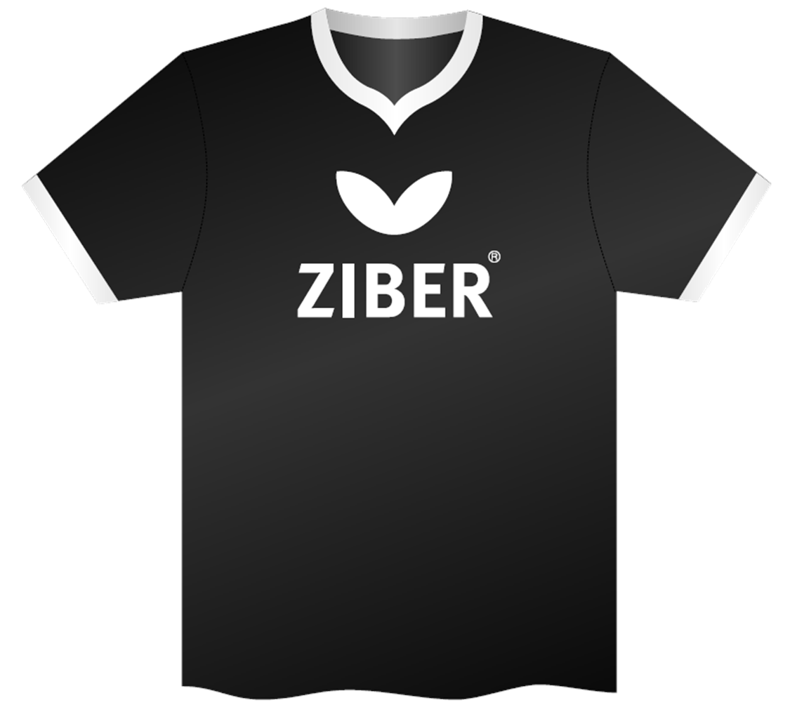 Ziber Shirt Black/White